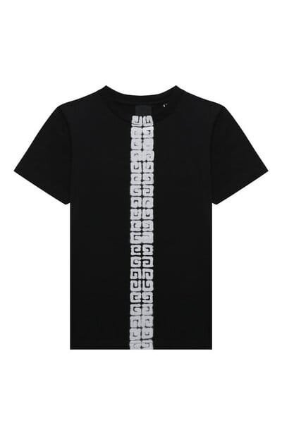 بلوز GIVENCHY طباعة ابيض على طول الصدر والظهر